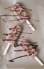 Iced fudges and chocolate caramel fleur de sel La Lichée