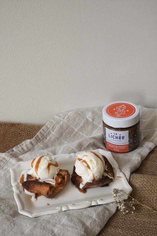 Pumpkin Spice Caramel Apple Tartlets