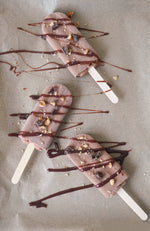 Fudges glacés et caramel au chocolat fleur de sel La Lichée